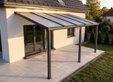 Terrassenüberdachung Polycarbonat, 7,06 m x 4,00 m